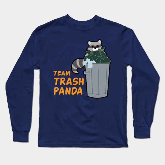 Team Trash Panda Long Sleeve T-Shirt by LittleBearArt